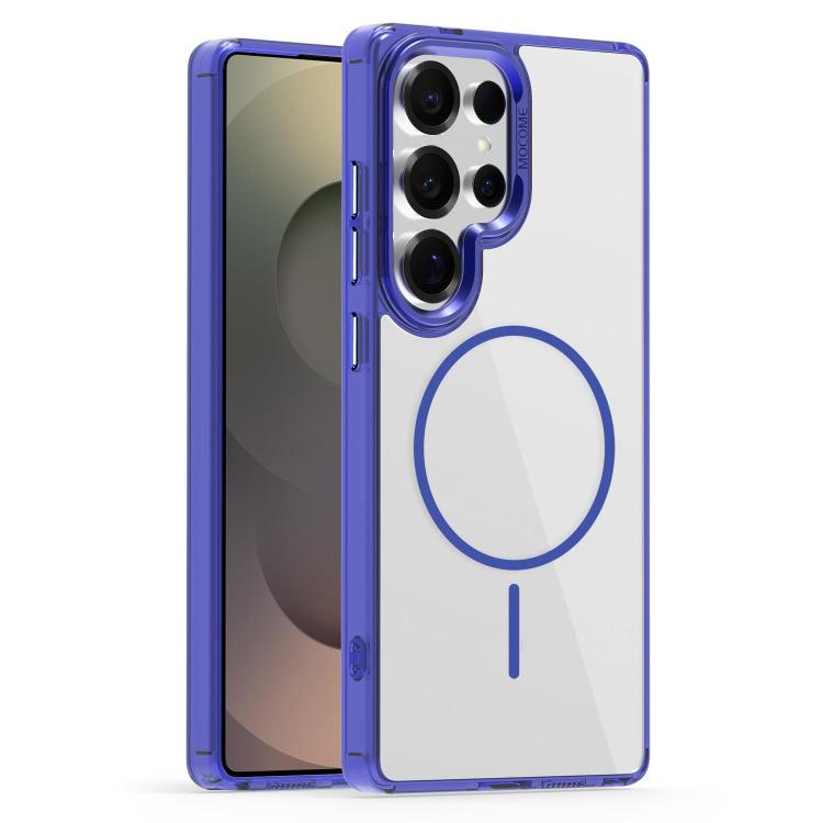 

For Samsung Galaxy S25 Ultra 5G Star Shield Thin Circle MagSafe Phone Case(Blue)
