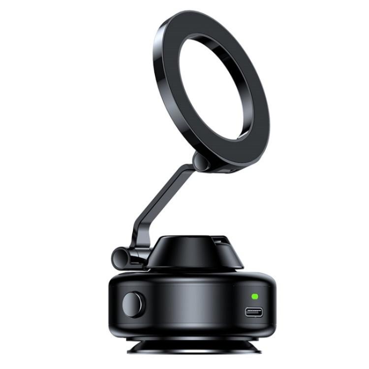 

X98 Magnetic Vacuum Suction Electric Absorption Cellphone Stand Desktop Car Phone Holder(Black)