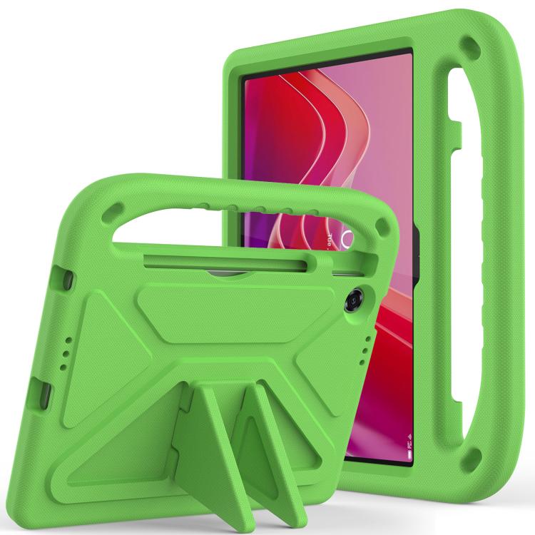 

For Lenovo Tab TB-311 / WiFi 10.1 2025 Handle EVA Shockproof Tablet Case with Holder(Green)