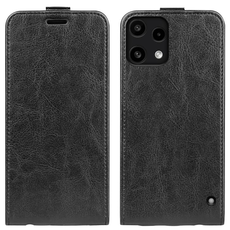 

For Nothing Phone 3a Lite R64 Texture Single Vertical Flip Leather Phone Case(Black)