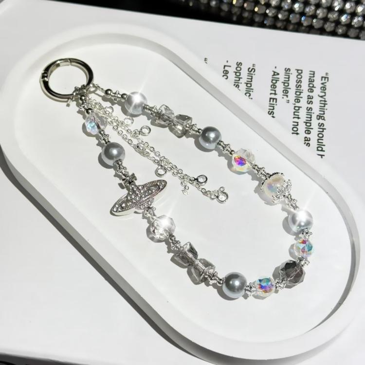 

Asteroid Pearl Mobile Phone Chain(Grey)