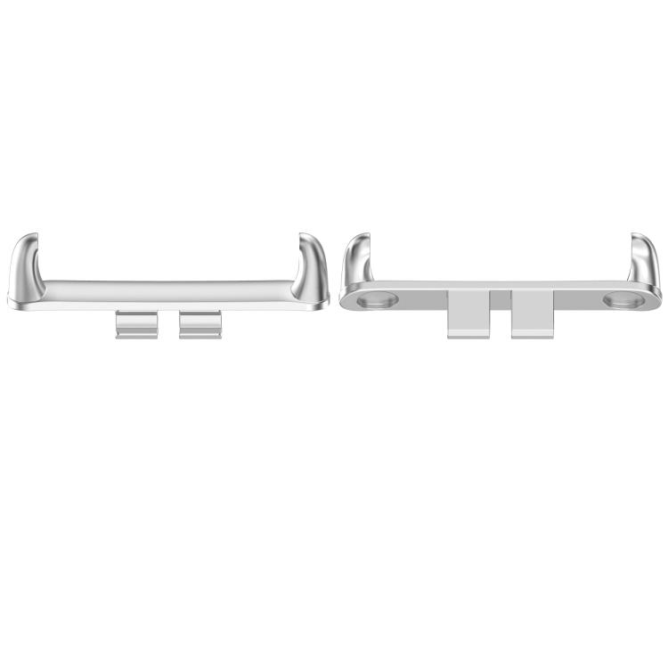 

For Honor ROSSINI 2i 1 Pair Metal Head Watch Band Connector(Silver)