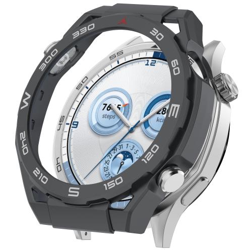 

For Huawei Watch GT 5 Pro 46mm Change to Watch Ultimate Design PC Hollow Watch Protective Case(Black)