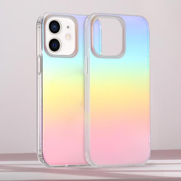 

For iPhone 12 Frosted Color-plated Gradient Phone Case(Color Plating)