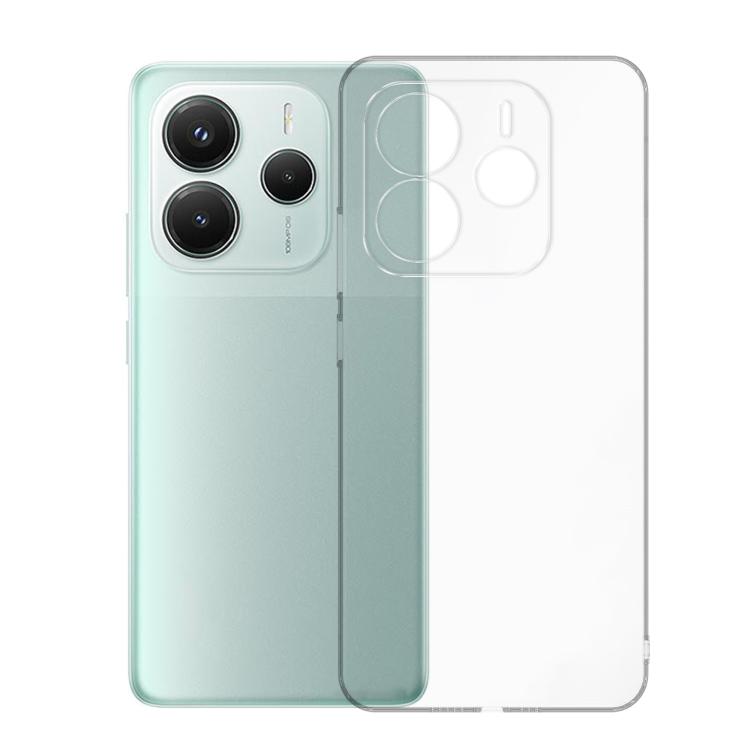 

For Redmi Note 14 5G Kalebol 1.5mm Thickened Rounded Corner Transparency TPU Phone Case