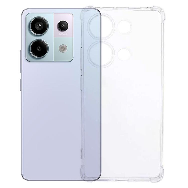 

For Redmi Note 13 Pro 4G/ Poco M6 Pro Kalebol 1.5mm Four-Corner Airbags Shockproof Transparency TPU Phone Case