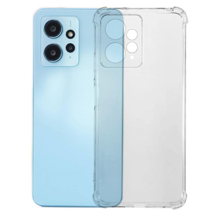 

For Redmi Note 12 4G Kalebol 1.5mm Four-Corner Airbags Shockproof Transparency TPU Phone Case