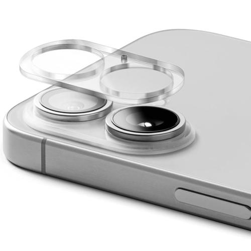 

For iPhone 16 Plus Kalebol Transparent One Piece Lens Protection Film