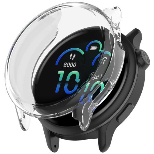

For Garmin Vivoactive 6 Electroplated TPU Full Coverage Watch Protective Case(Transparent)