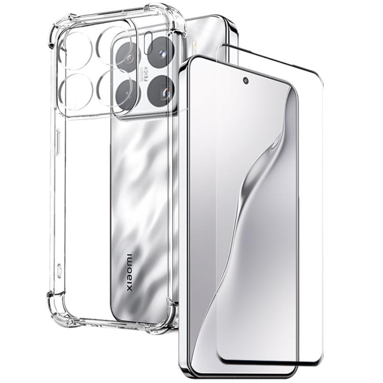

For Xiaomi 15 Pro 5G NORTHJO 2 in 1 TPU Airbag Shockproof Phone Case with Screen Film(Clear)