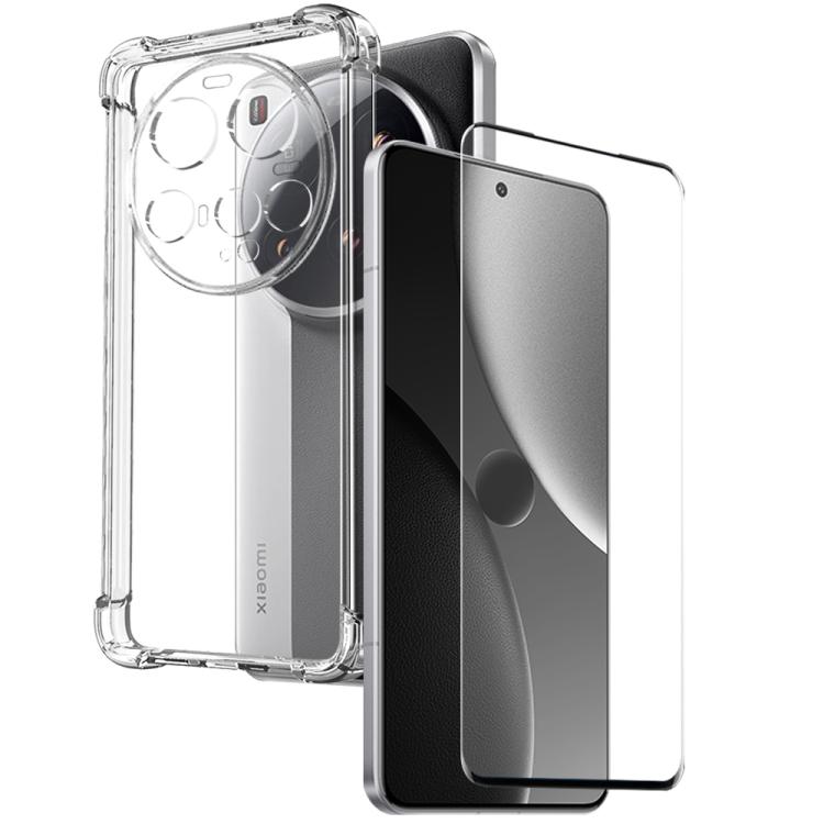 

For Xiaomi 15 Ultra 5G NORTHJO 2 in 1 TPU Airbag Shockproof Phone Case with Screen Film(Clear)