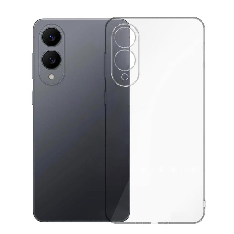 

For Samsung Galaxy S25 Edge 5G Kalebol 1.5mm Thickened Rounded Corner Transparency TPU Phone Case