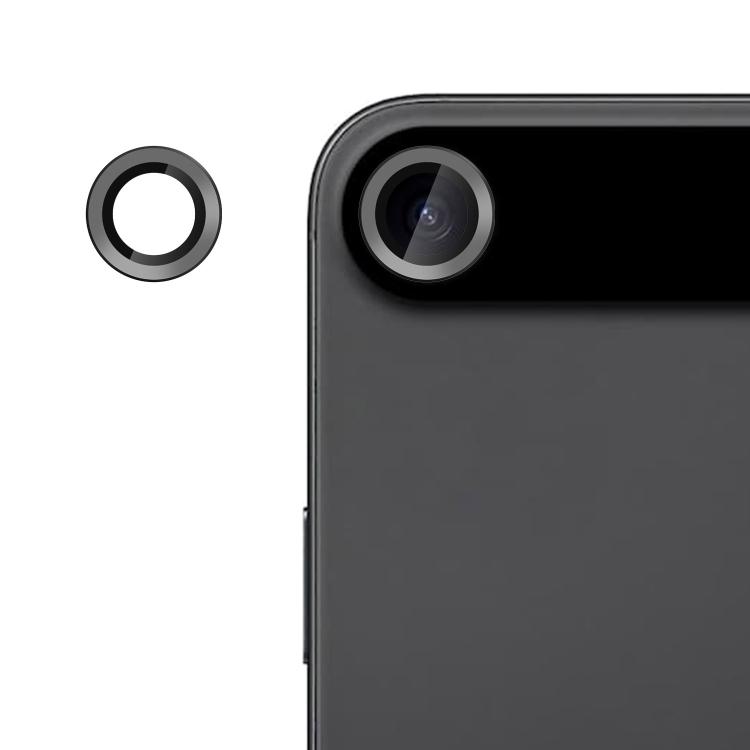 

For iPhone 17 Air Kalebol No Flicker Ultra-Thin Individual Camera Lens Tempered Glass Film(Black)
