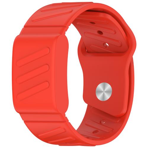 

For WHOOP 4.0 Silicone Texture Watch Band(Red)