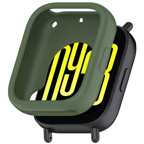 

For Redmi Watch 5 Lite Silicone Watch Protective Case(Dark Green)