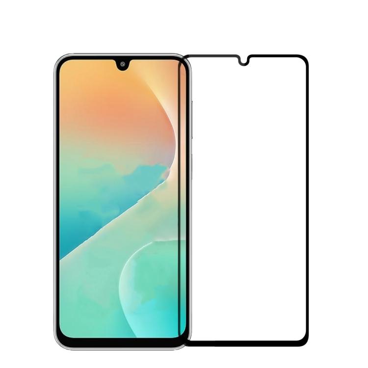

For Samsung Galaxy M36 5G MOFI 9H 2.5D Full Screen Tempered Glass Film(Black)