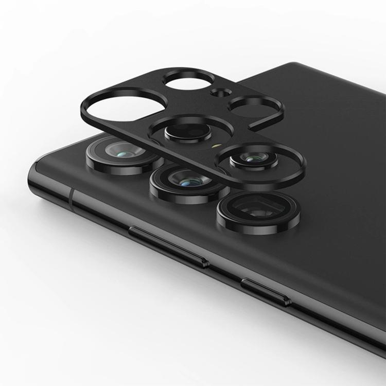 

For Samsung Galaxy S23 Ultra 5G Kalebol Metal Hollow Lens Protection Ring(Black)