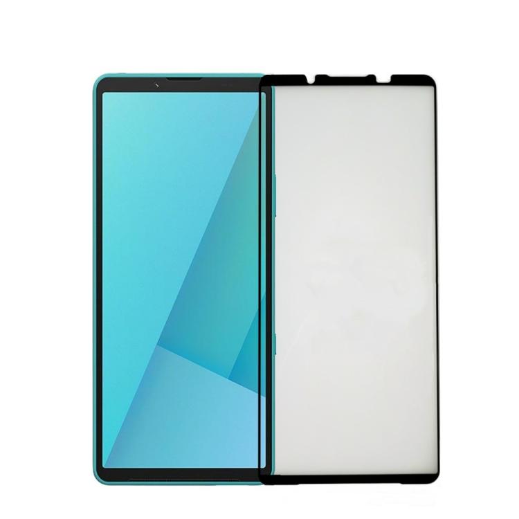 

For Sony Xperia 10 VII MOFI 9H 3D Explosion-proof Curved Screen Tempered Glass Film(Black)
