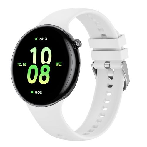 

For Honor Watch Fit Breathable Silicone Watch Band(White)