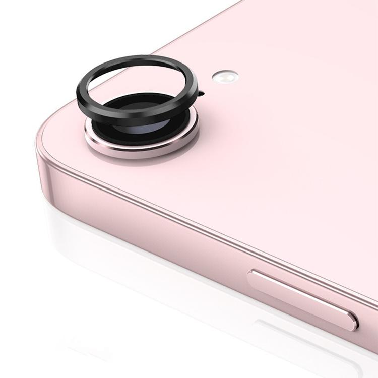 

For iPhone 16e Kalebol Metal Hollow Lens Protection Ring