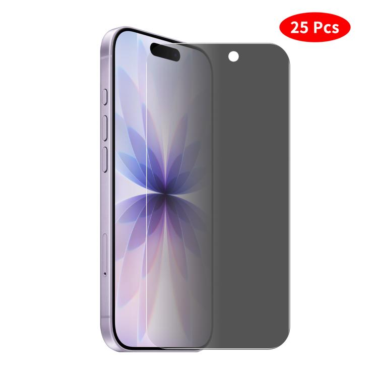 

For iPhone 17 JUNSUNMAY 25pcs Privacy Screen Protector Tempered Glass Film
