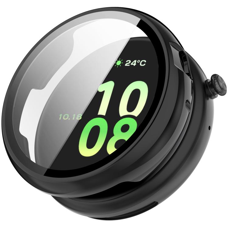

For Honor Watch Fit Tempered Film Integrated PC Watch Protective Case(Black)