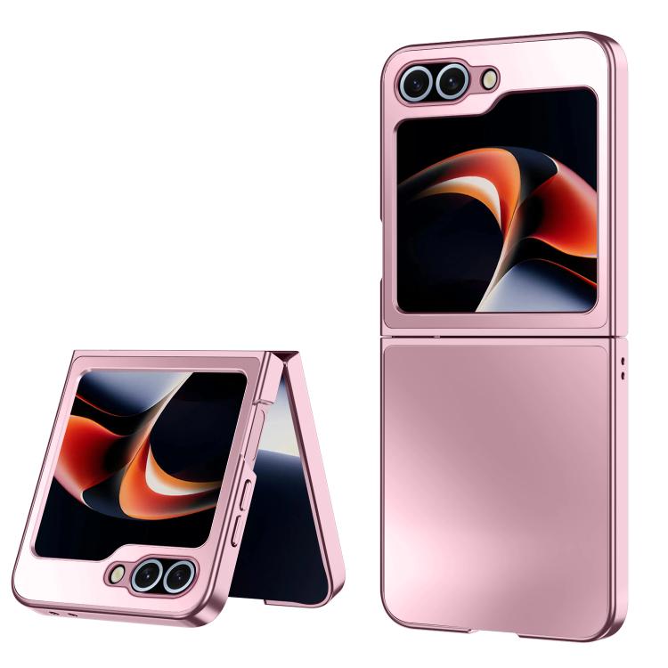 

For Samsung Galaxy Z Flip7 5G AG Frosted Folding Shockproof Phone Case(Pink)