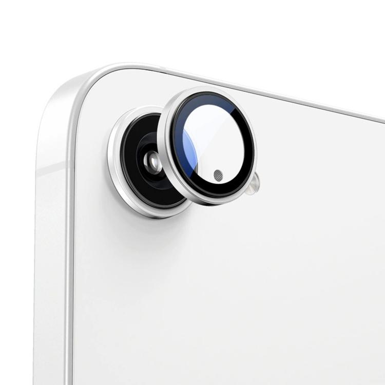 

For iPhone 16e Kalebol Precise Alignment Stepped Eagle Eye Metal Lens Film(White)