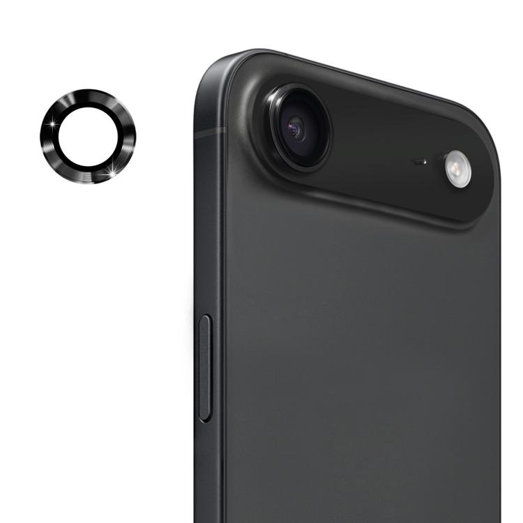 

For iPhone Air ENKAY 9H Rear Lens Aluminium Alloy Tempered Glass Film(Black)