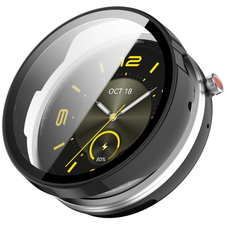 

For Honor Watch Fit Elegant Tempered Film Integrated PC Watch Protective Cover(Black)