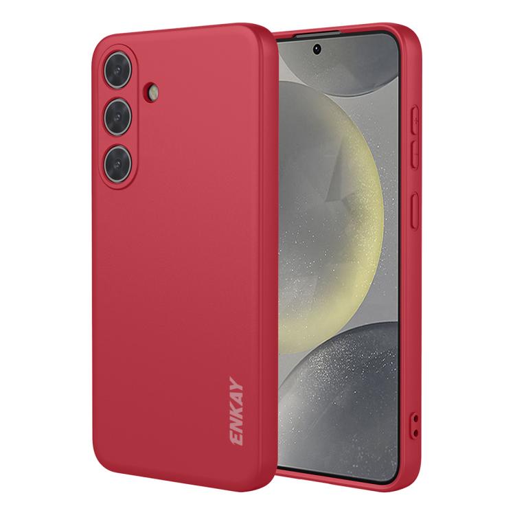 

For Samsung Galaxy S26 / S26 Pro 5G ENKAY Liquid Silicone Soft Shockproof Phone Case(Red)