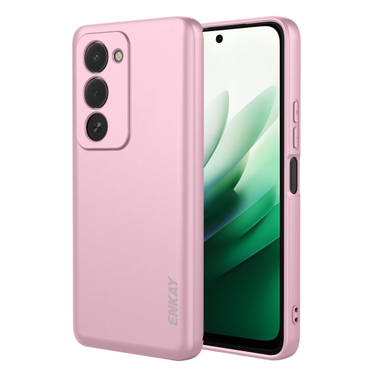 

For Redmi 15 5G Global / 15 4G SEA 169.5mm ENKAY Liquid Silicone Soft Shockproof Phone Case(Pink)