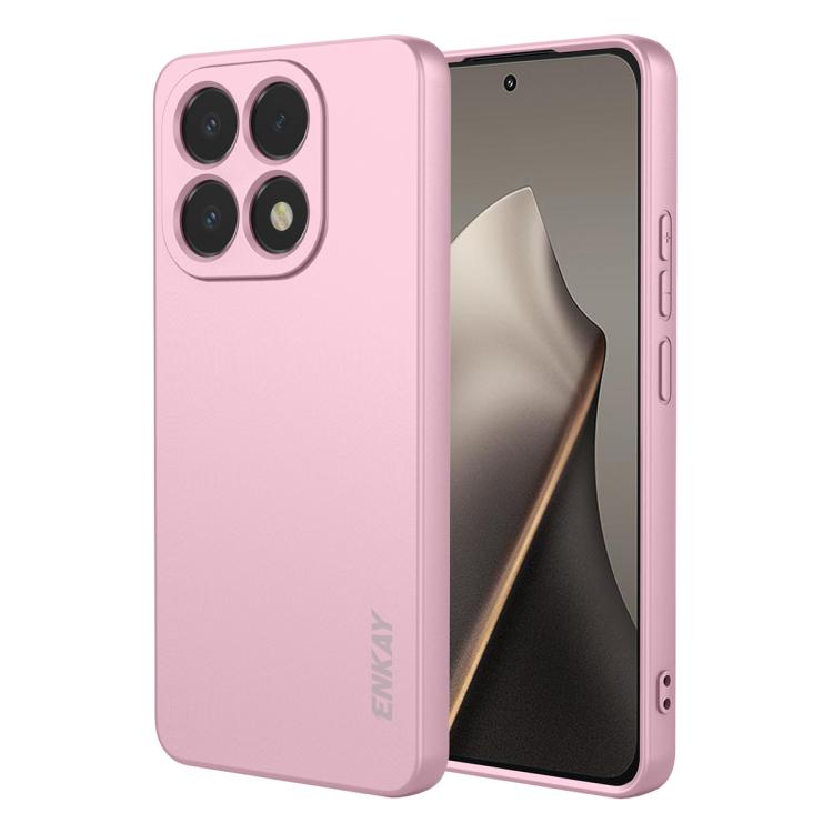 

For Xiaomi 15T ENKAY Liquid Silicone Soft Shockproof Phone Case(Pink)