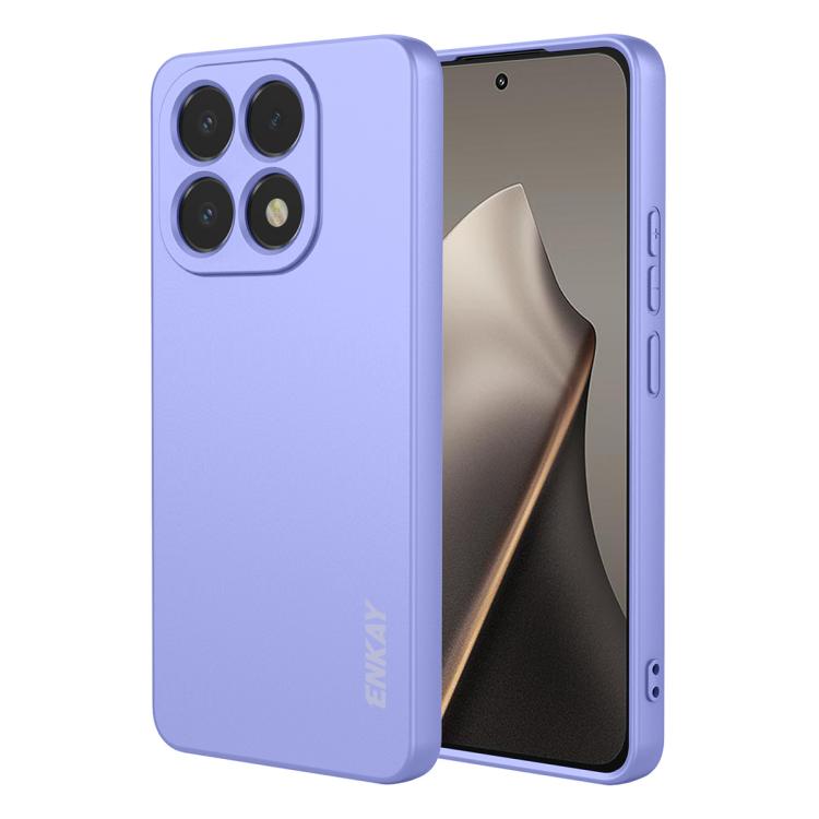 

For Xiaomi 15T ENKAY Liquid Silicone Soft Shockproof Phone Case(Purple)