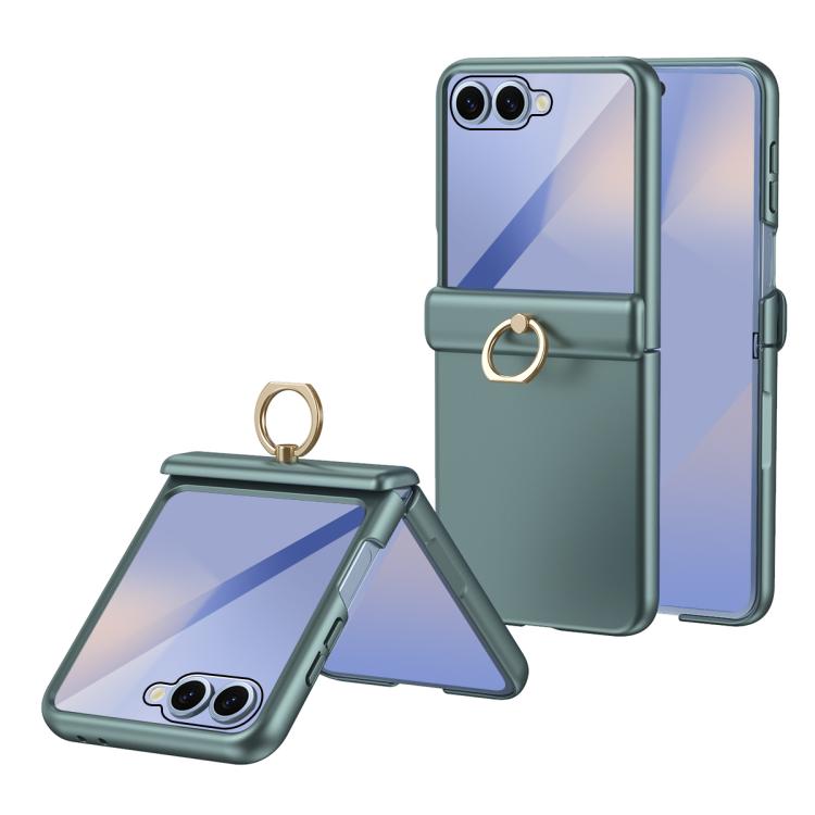 

For Samsung Galaxy Z Flip7 5G Starry Case-film Integrated Shockproof Phone Case(Green)