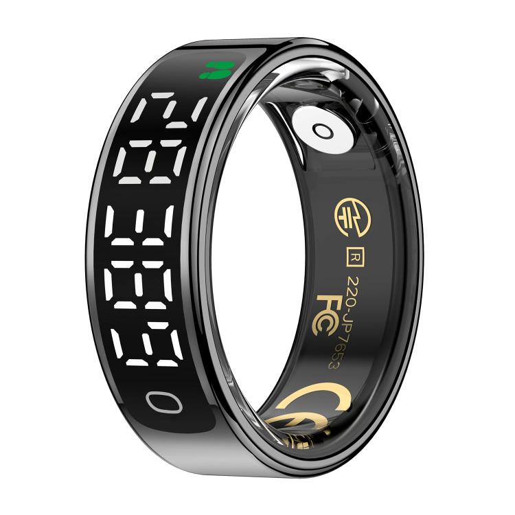 

R13 SIZE 8 Smart Ring, Support Heart Rate / Blood Oxygen / Sleep Monitoring / Motion Sensing Game(Black)