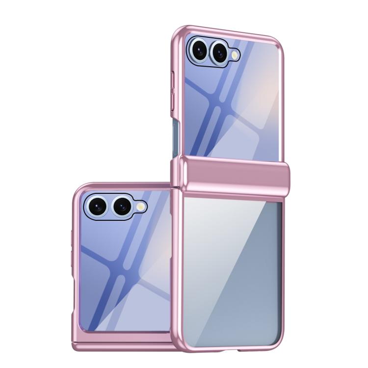 

For Samsung Galaxy Z Flip7 5G Cold Ice Foldable Shockproof Phone Case(Pink)