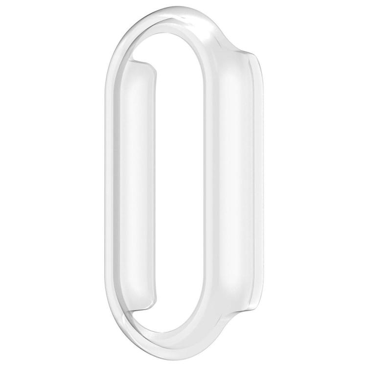 

For Xiaomi Mi Band 8 / 9 Ceramic / 10 Ceramic Half Coverage Hollow PC Watch Protective Cover(Transparent)