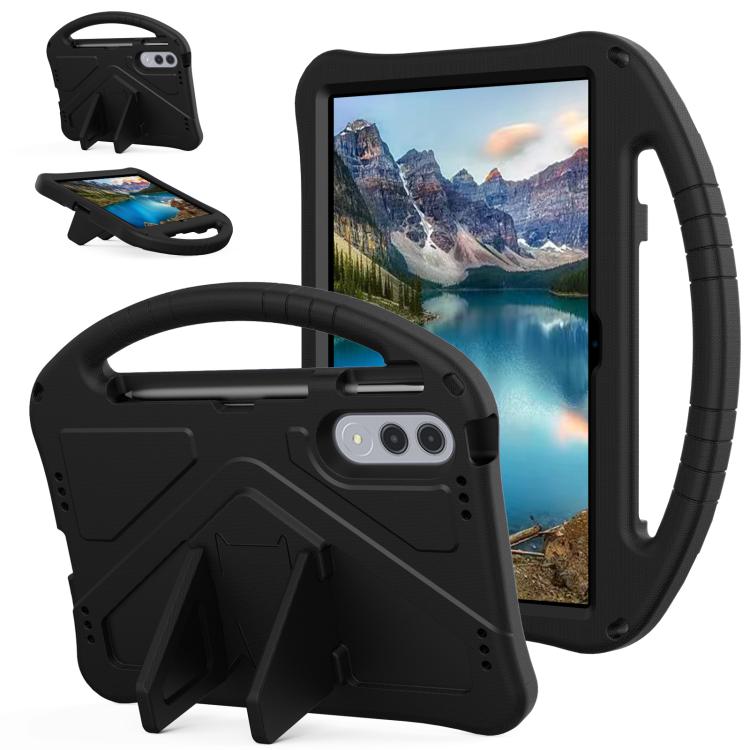 

For Lenovo Xiaoxin Pad Pro GT 11.1 2025 EVA Shockproof Tablet Case with Holder & Shoulder Strap(Black)