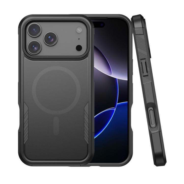 

For iPhone 17 Pro Max Kalebol 2 in 1 Matte MagSafe Shockproof Phone Case