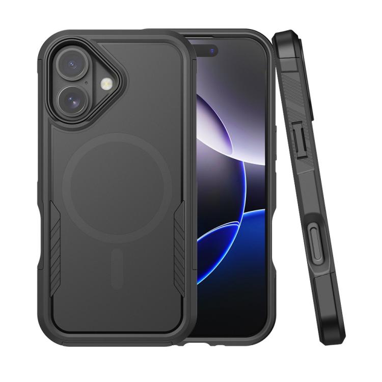

For iPhone 17 Kalebol 2 in 1 Matte MagSafe Shockproof Phone Case