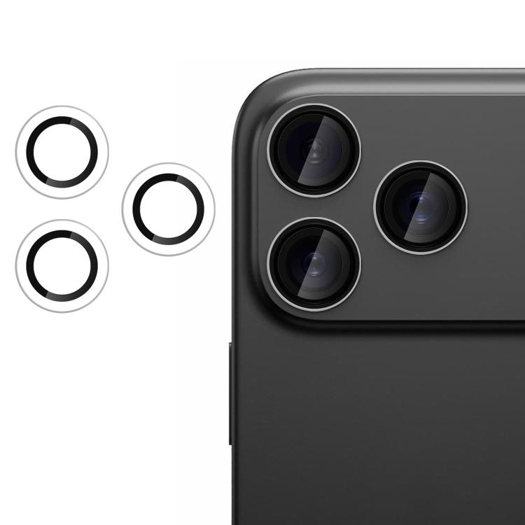 

For iPhone 17 Pro Kalebol No Flicker Ultra-Thin Individual Camera Lens Tempered Glass Film(Transparent)