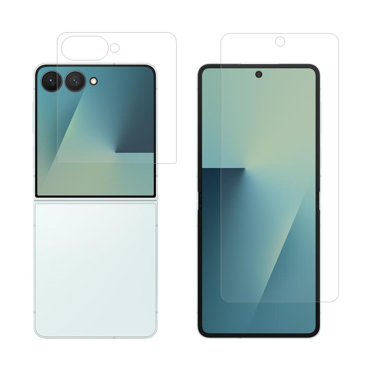 

For Samsung Galaxy Z Flip7 / Flip7 FE ENKAY Hat-Prince Front Back Full Glue Coverage No Crease Elastic Soft Film