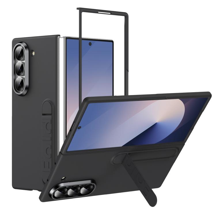 

For Samsung Galaxy Z Fold6 5G Lonely Star Folding Shell Film Integrated Phone Case(Black)