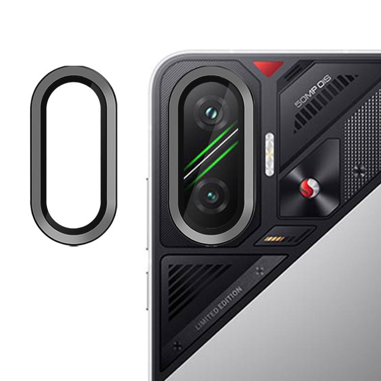 

For Xiaomi Poco F7 Kalebol No Flicker Ultra-Thin Individual Camera Lens Tempered Glass Film(Black)