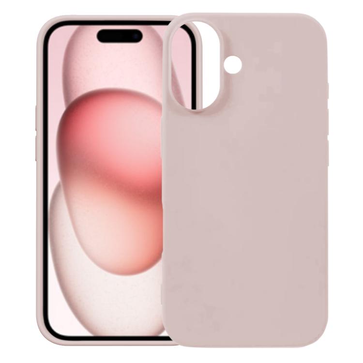 

For iPhone 17 Kalebol Solid Color Simple All-inclusive Liquid Silicone Phone Case(Pink)