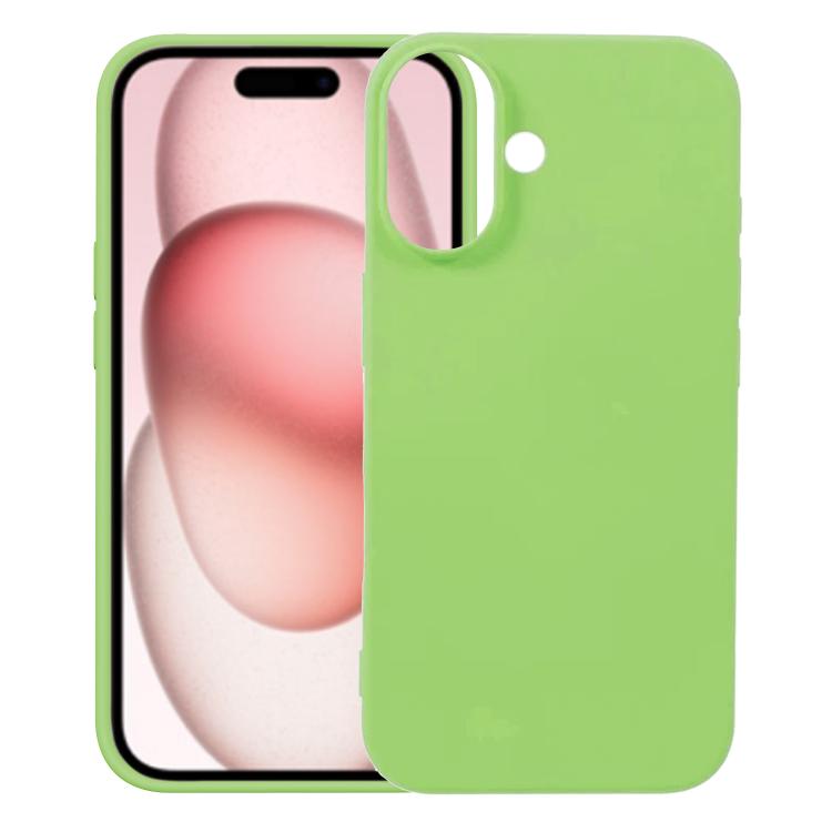 

For iPhone 17 Kalebol Solid Color Simple All-inclusive Liquid Silicone Phone Case(Green)