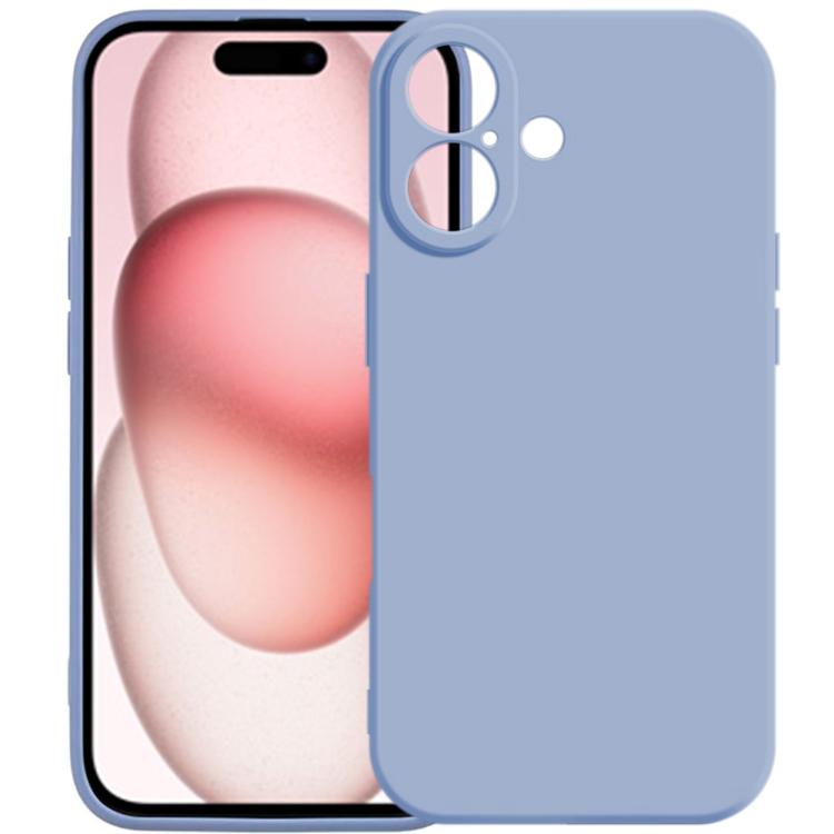 For iPhone 17 Kalebol Precise Cutouts Solid Color TPU Phone Case(Lilac Purple)