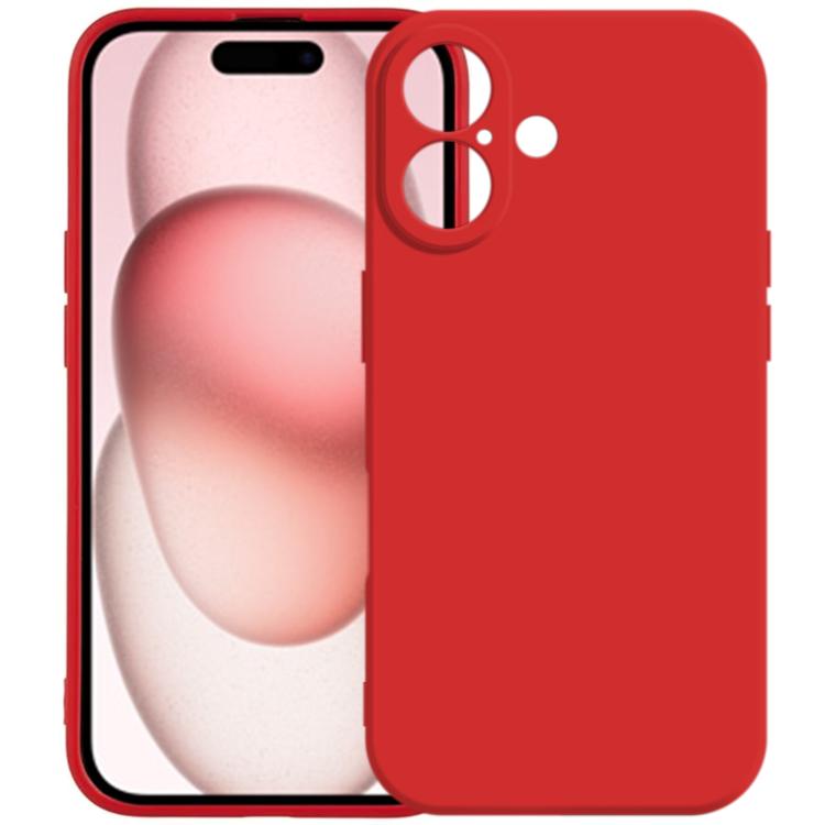

For iPhone 17 Kalebol Precise Cutouts Solid Color TPU Phone Case(Red)