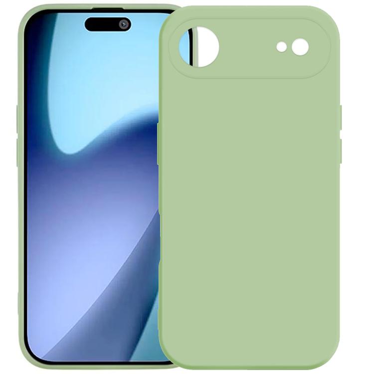 

For iPhone Air Kalebol Precise Cutouts Solid Color TPU Phone Case(Matcha Green)